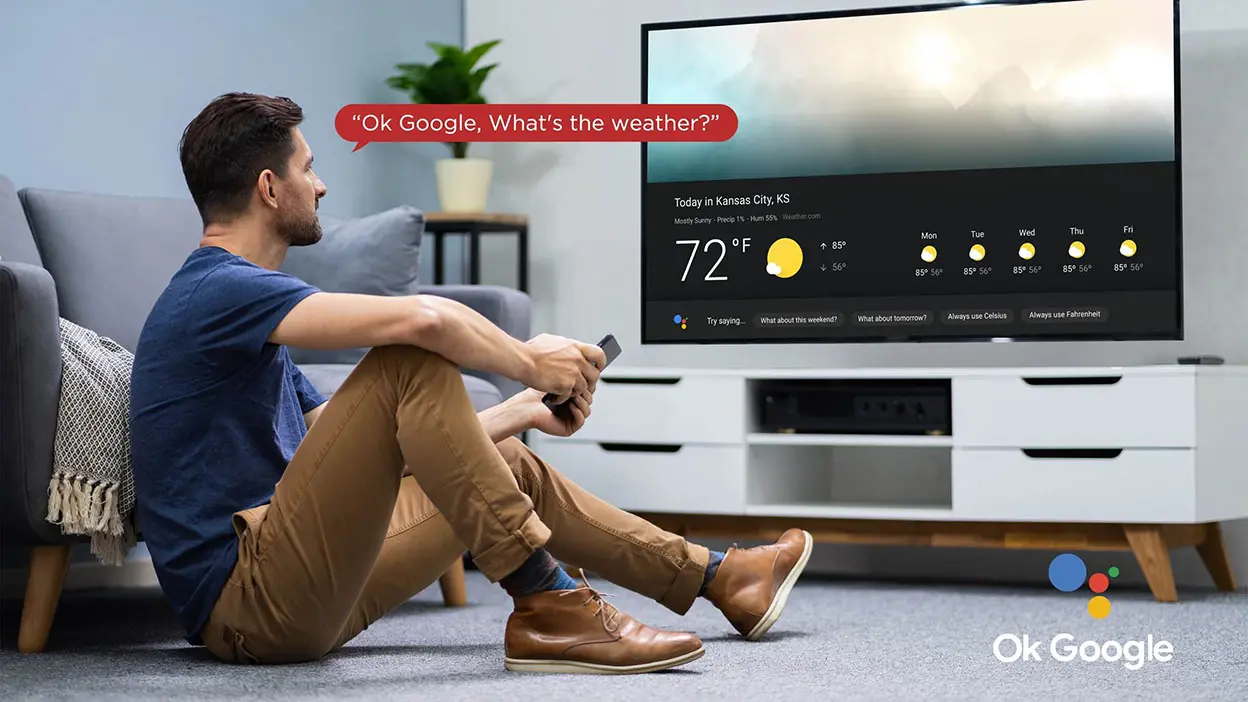como poner ok con boton de televisor kgh - Cómo activar Ok Google en TV TCL