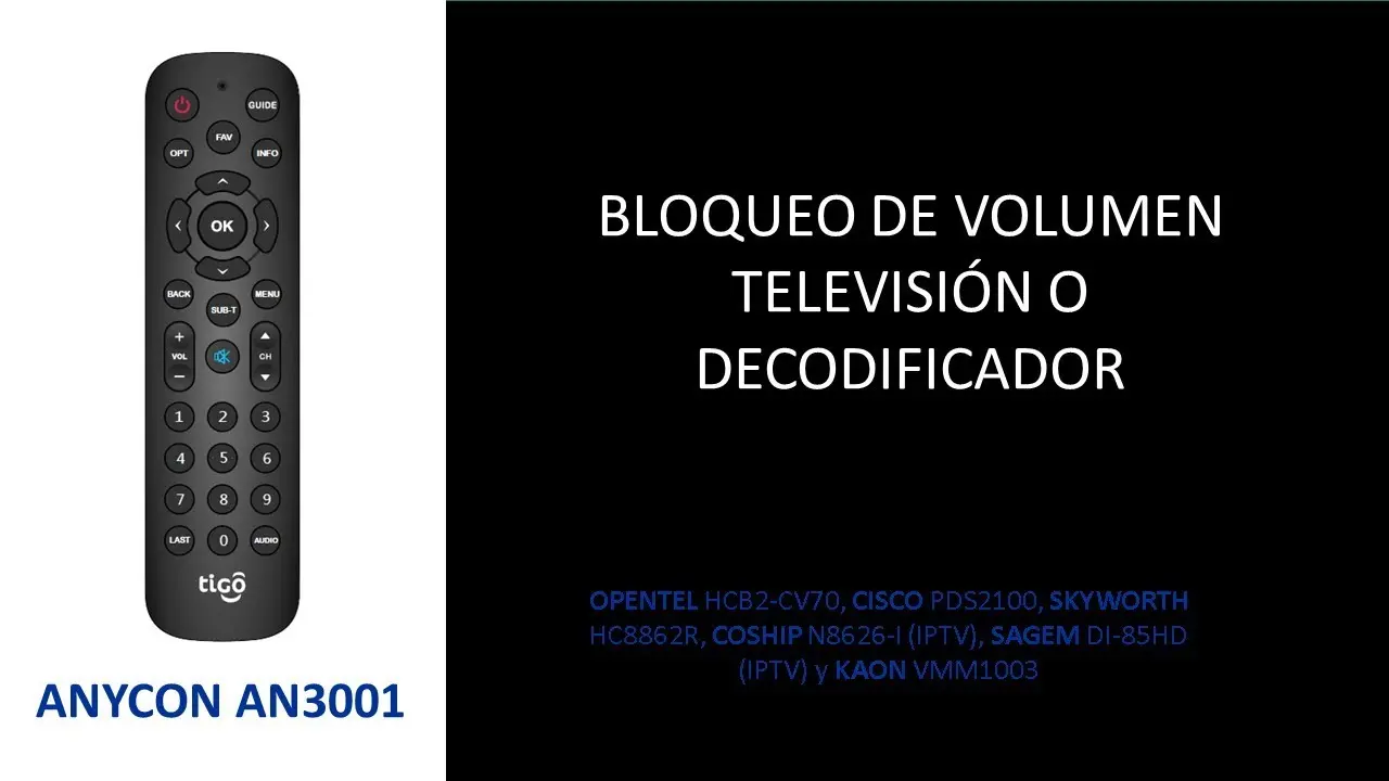 Cómo cambiar el volumen de tu televisor con el control de decodificador - Cómo aumentar el volumen del decodificador claro cambiar volumen televisor con control de docodificador - Cómo aumentar el volumen del decodificador claro