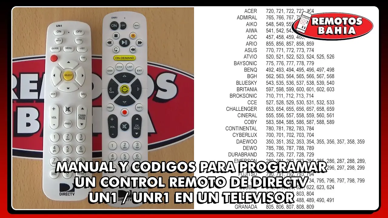 Códigos de televisores para DIRECTV - Cómo conectar el decodificador de DIRECTV al televisor codigos de televisores para directv - Cómo conectar el decodificador de DIRECTV al televisor