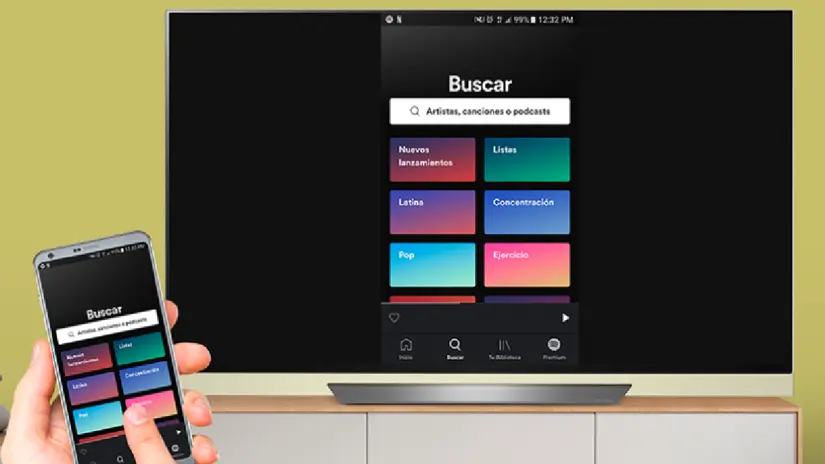 como transmitir del celular al televisor - Cómo conectar un celular a un televisor que no es Smart TV