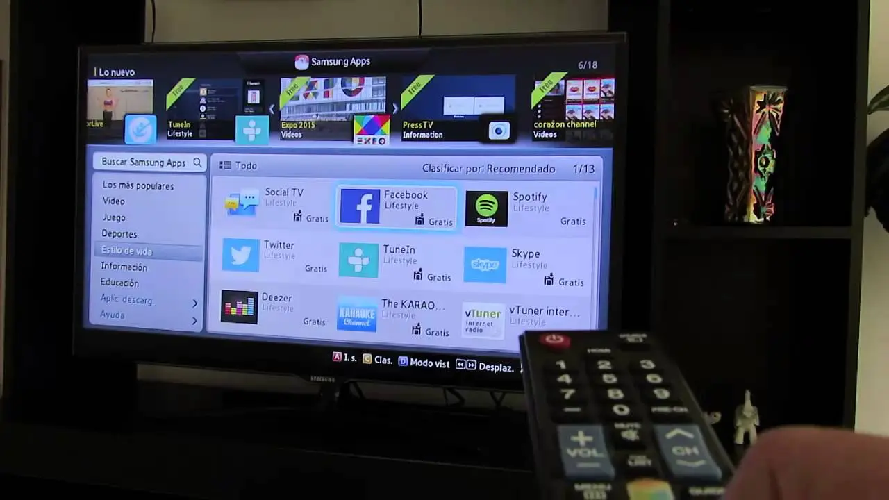 como descargar aplicaciónde telefe en televisor samsung - Cómo descargar aplicaciones en tele Samsung