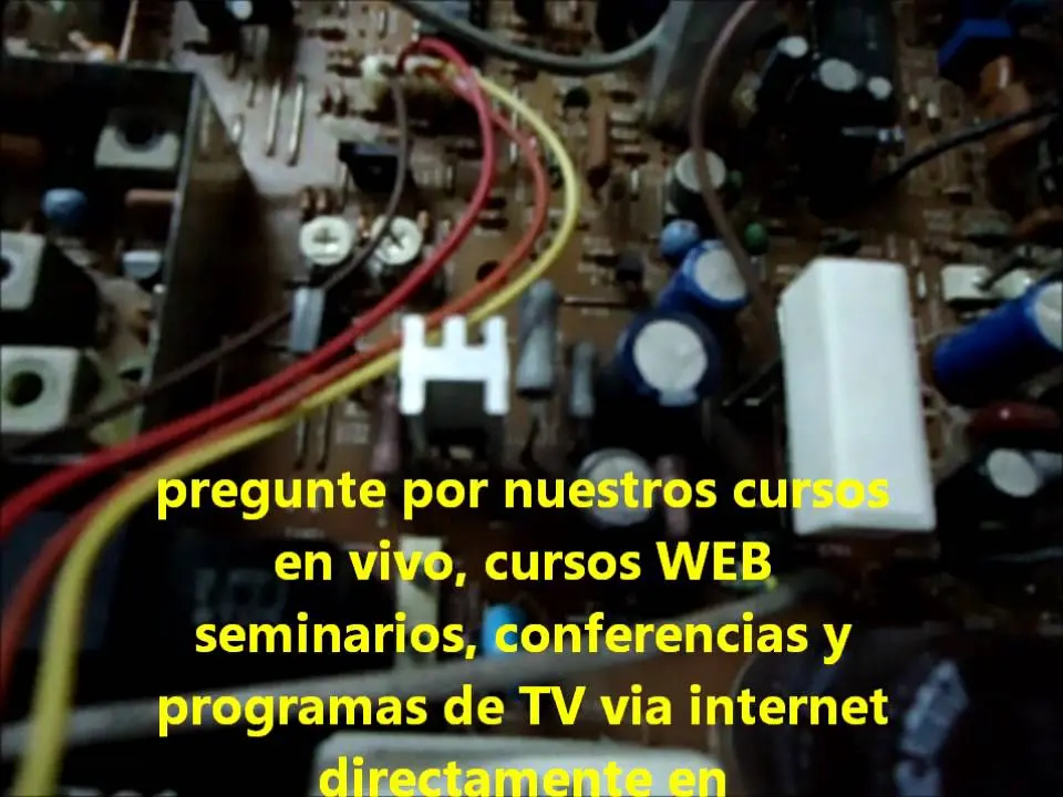¿Cómo reparar bobina de TV JVC? - Cómo encender un tv jvc sin control como reparar bobina de tv jvc - Cómo encender un tv jvc sin control