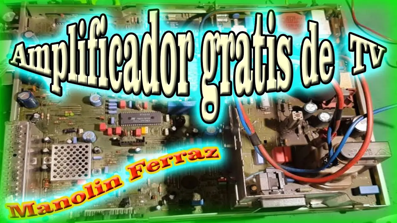 Reutilización de un amplificador de televisor - Cómo es un amplificador de 4 canales como reutilizar un amplificador de un televisor - Cómo es un amplificador de 4 canales