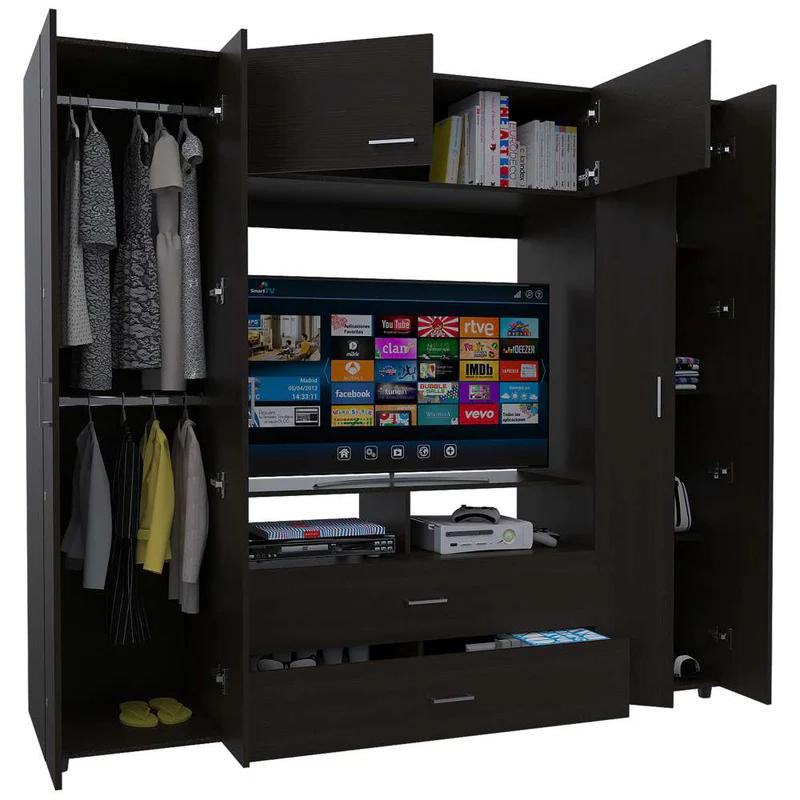 Closet para ropa y televisor: el mueble multiusos ideal para tu hogar - Cómo se llama el clóset para ropa closet para ropa y televisor - Cómo se llama el clóset para ropa