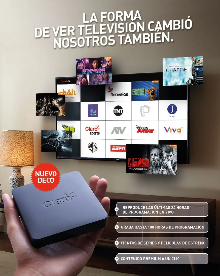 Claro ofrece televisión por cable: la mejor opción para ver tus programas favoritos - Cuántos canales trae el cable de Claro claro ofrece televison por cable - Cuántos canales trae el cable de Claro