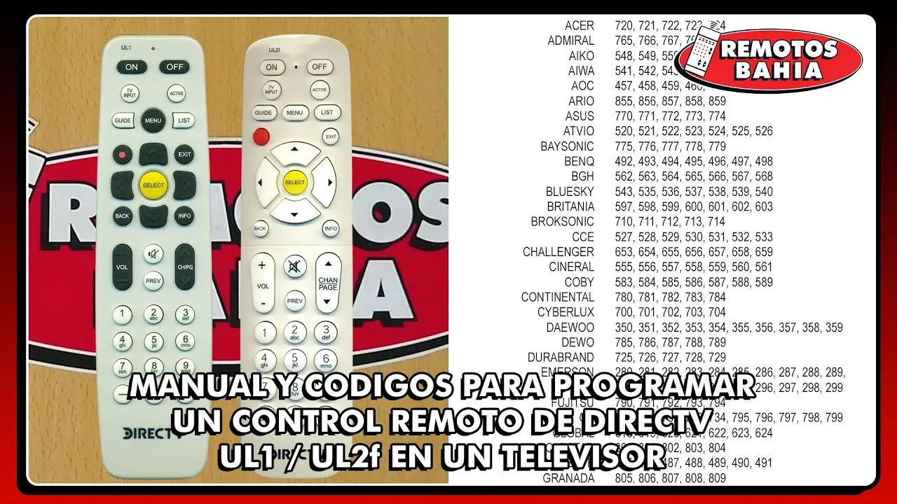 Código Televisor Nex Directv: Tutorial Completa para Programar y Conectar - Dónde encuentro el código de DIRECTV codigo televisor nex directv - Dónde encuentro el código de DIRECTV