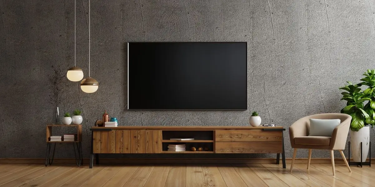 La altura perfecta para colocar el televisor en el comedor - Qué altura debe tener mesa TV a que altura va el televisor comedor - Qué altura debe tener mesa TV