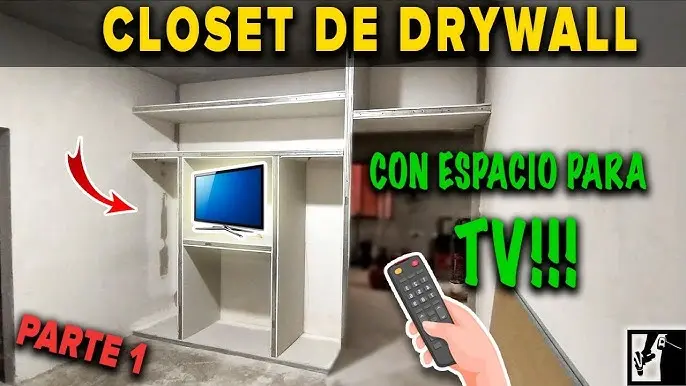 Closet de ropa y televisor: ¿Cómo integrar ambos en una misma habitación? - Qué es un clóset de ropa blanca closetde de ropa y televisor - Qué es un clóset de ropa blanca